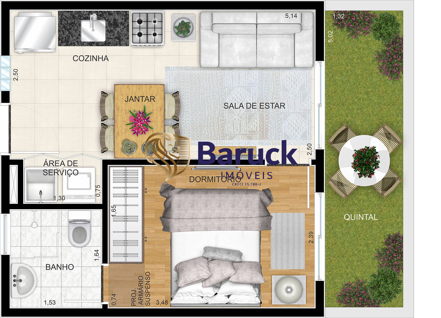 Apartamento, 1 quarto, 24 m² - Foto 9