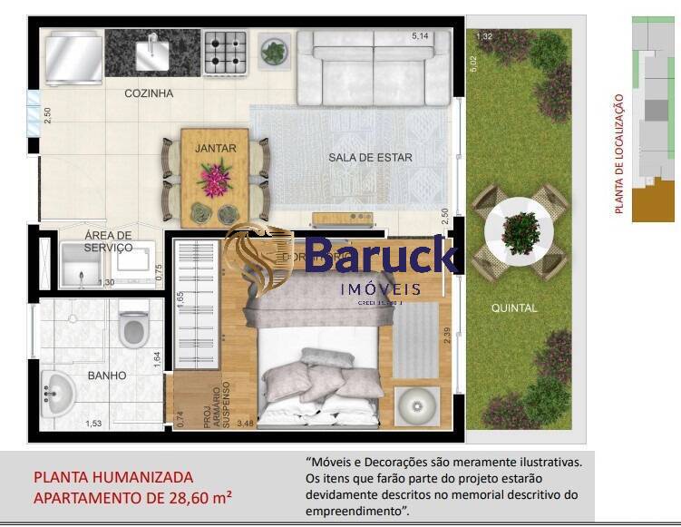 Apartamento, 1 quarto, 24 m² - Foto 7