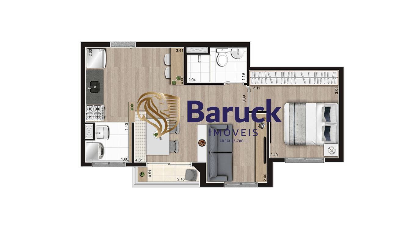 Apartamento, 2 quartos - Foto 2