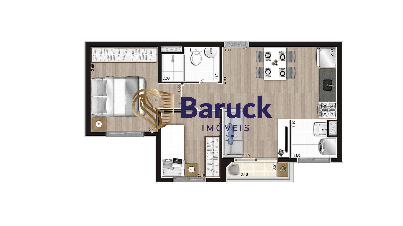 Apartamento, 2 quartos - Foto 3