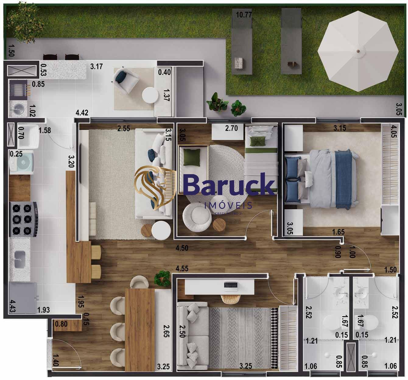 Apartamento, 2 quartos, 65 m² - Foto 22