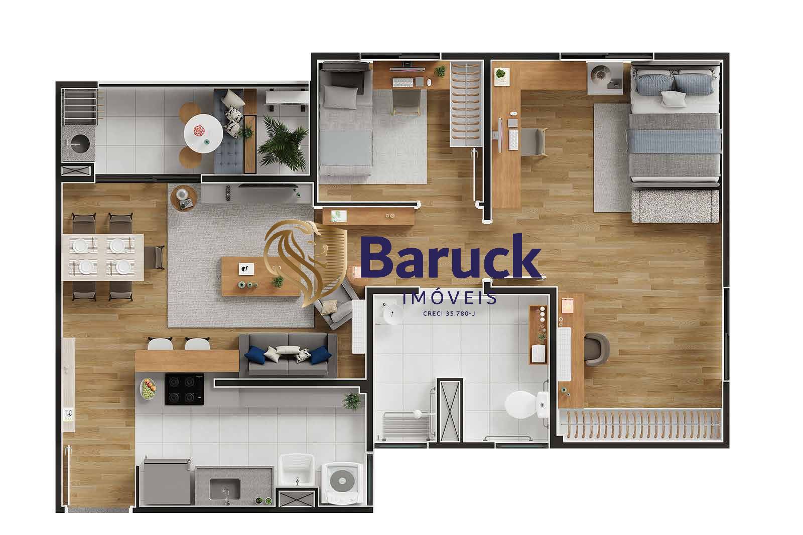 Apartamento, 3 quartos, 65 m² - Foto 20