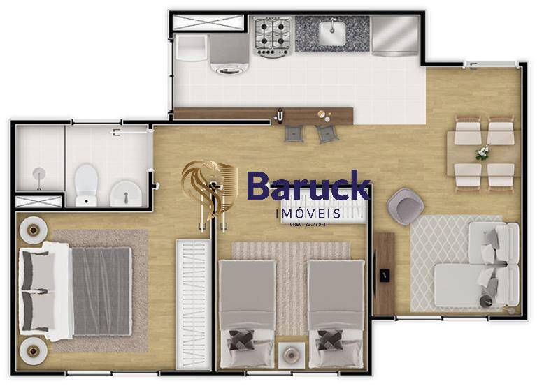 Apartamento, 2 quartos, 43 m² - Foto 12