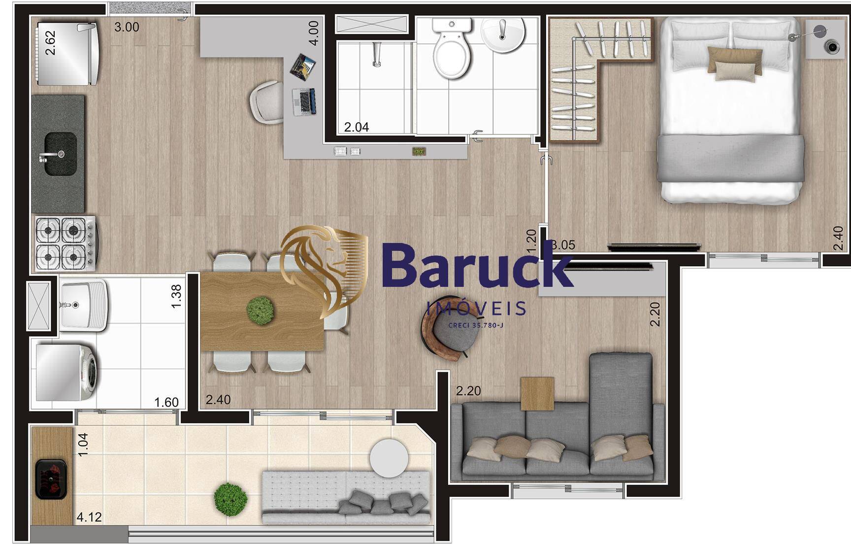 Apartamento, 2 quartos, 40 m² - Foto 12
