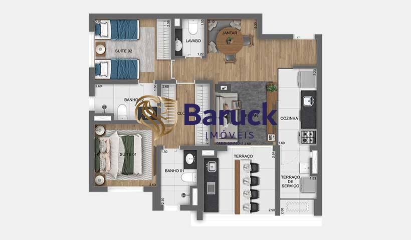 Apartamento, 2 quartos - Foto 5