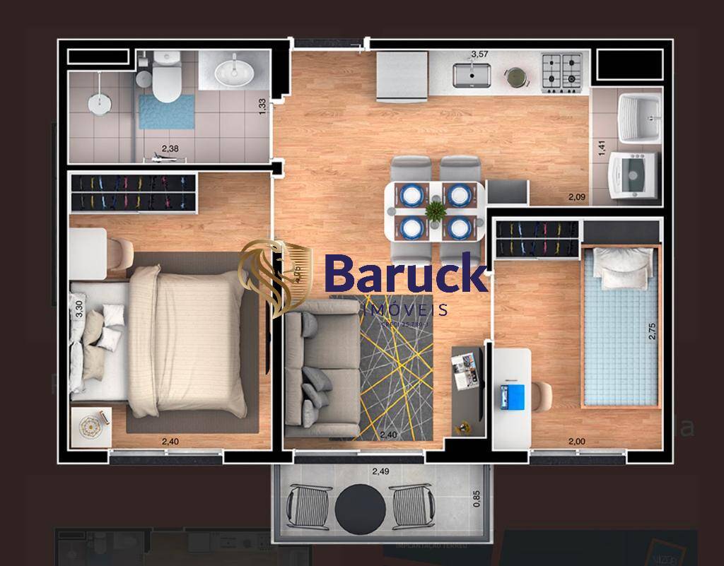 Apartamento, 2 quartos - Foto 9