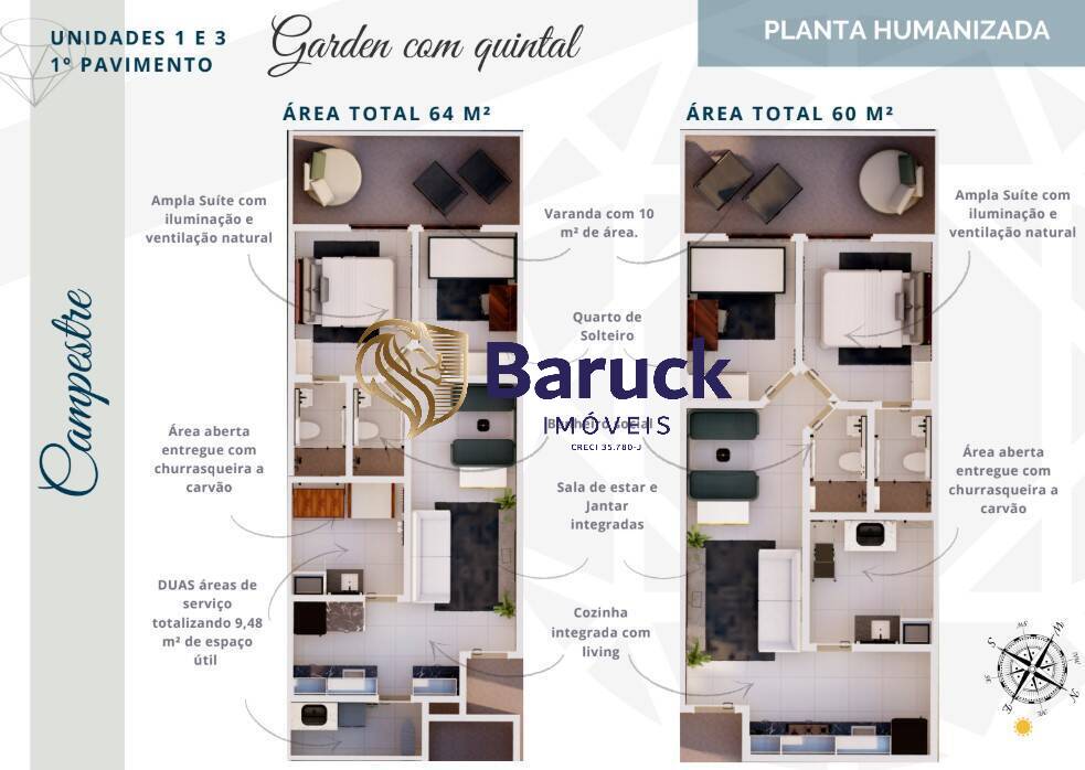Apartamento, 2 quartos - Foto 2