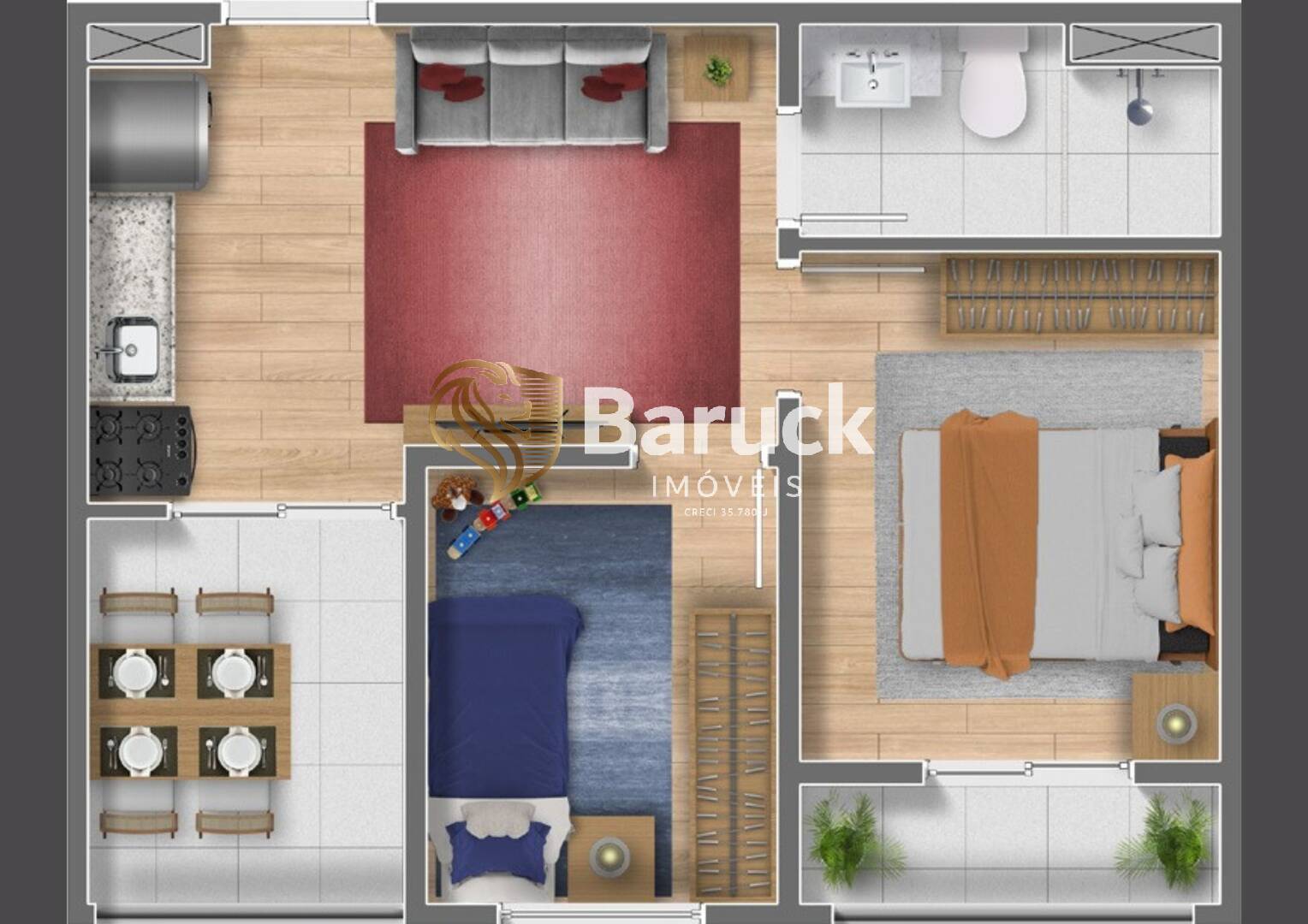 Apartamento, 2 quartos - Foto 6