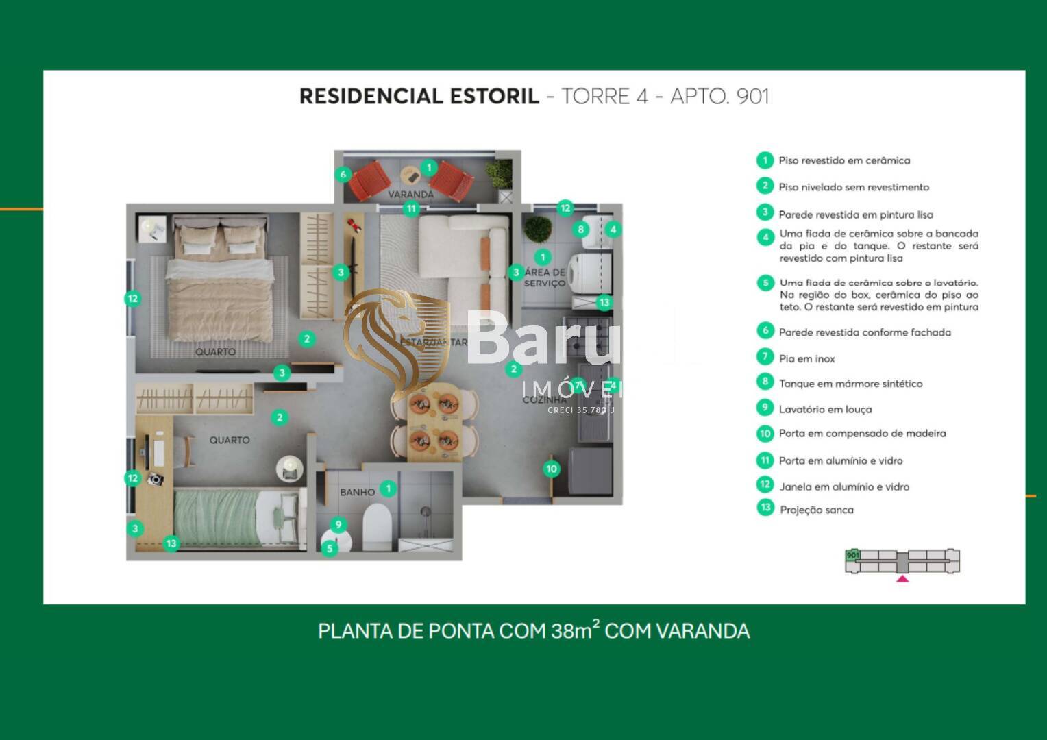 Apartamento, 2 quartos - Foto 17