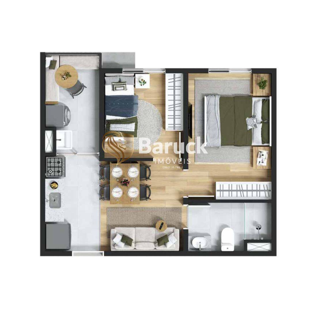Apartamento, 2 quartos - Foto 6