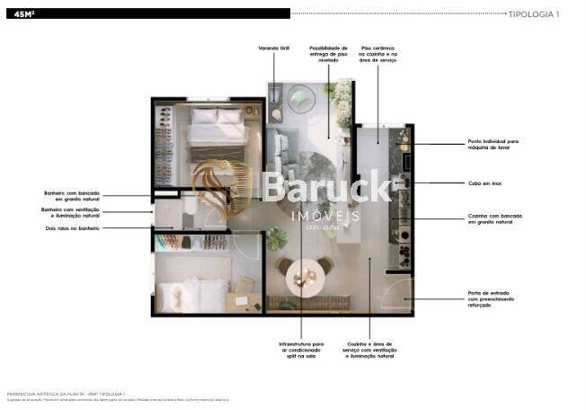 Apartamento, 2 quartos - Foto 5