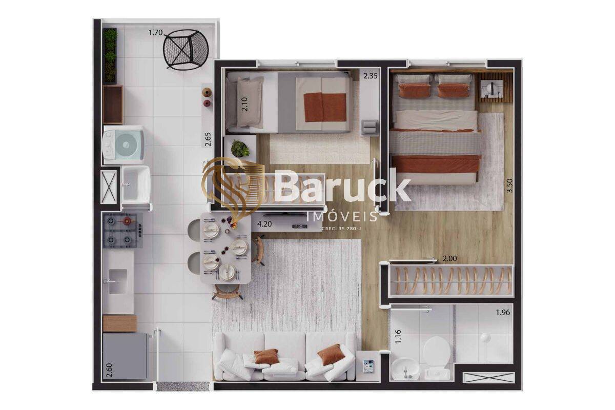 Apartamento, 1 quarto - Foto 9