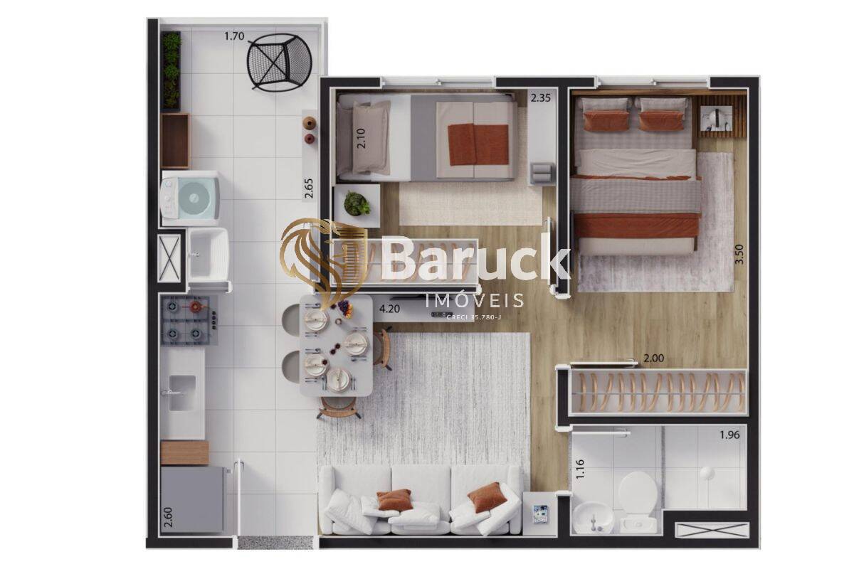 Apartamento, 2 quartos - Foto 9