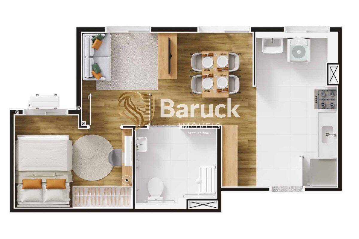 Apartamento, 2 quartos - Foto 8