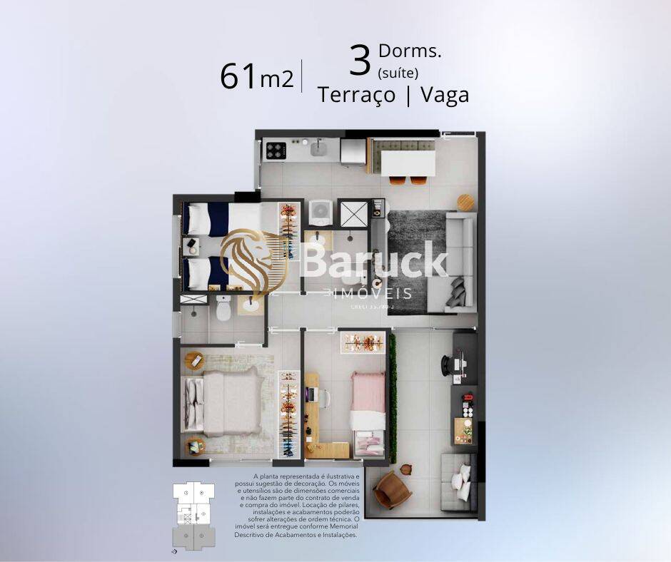 Apartamento, 2 quartos - Foto 6