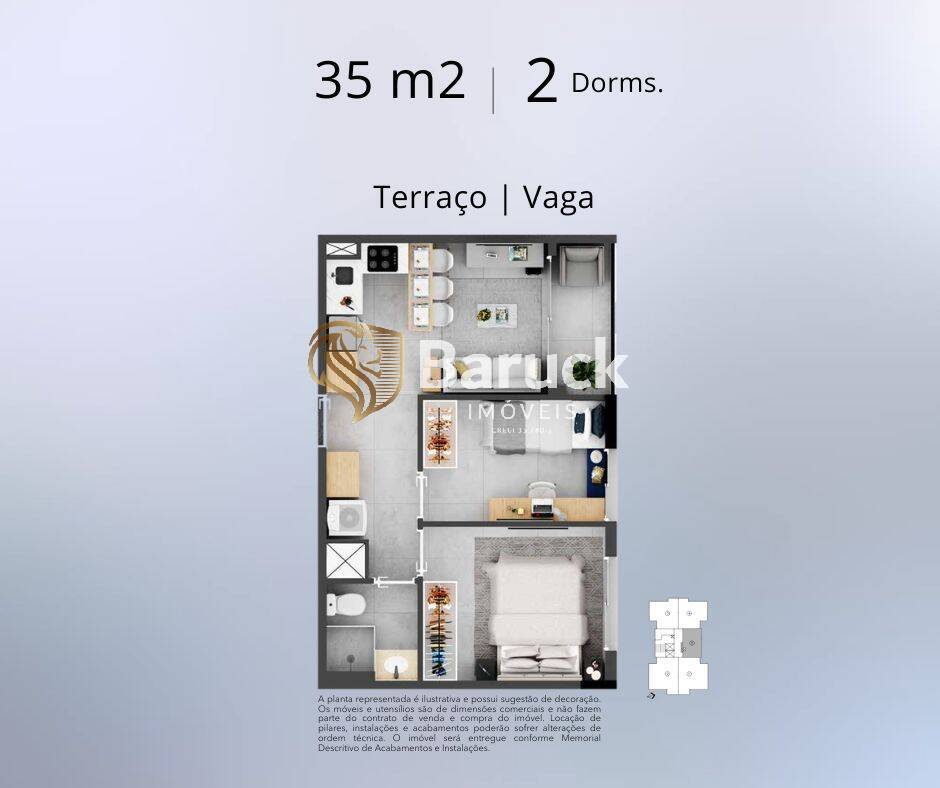 Apartamento, 2 quartos - Foto 5