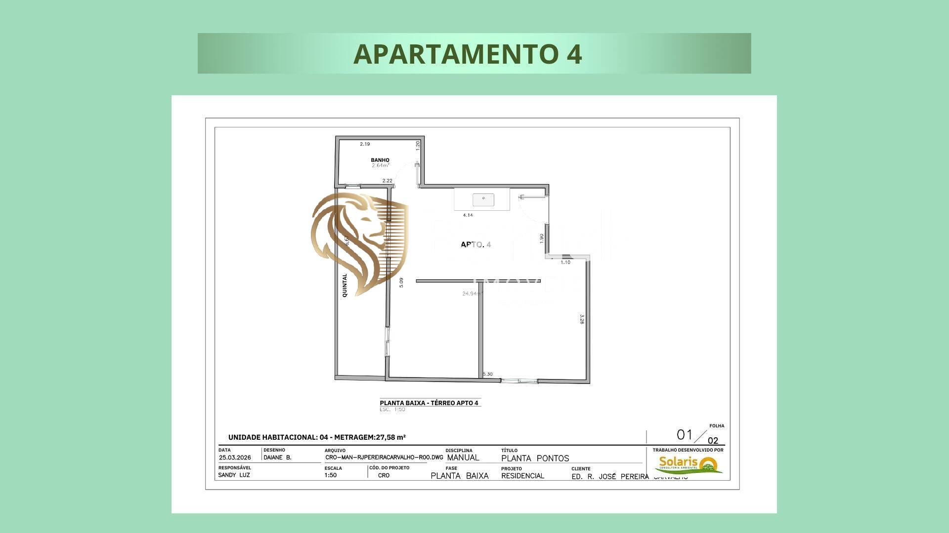 Apartamento, 1 quarto - Foto 2
