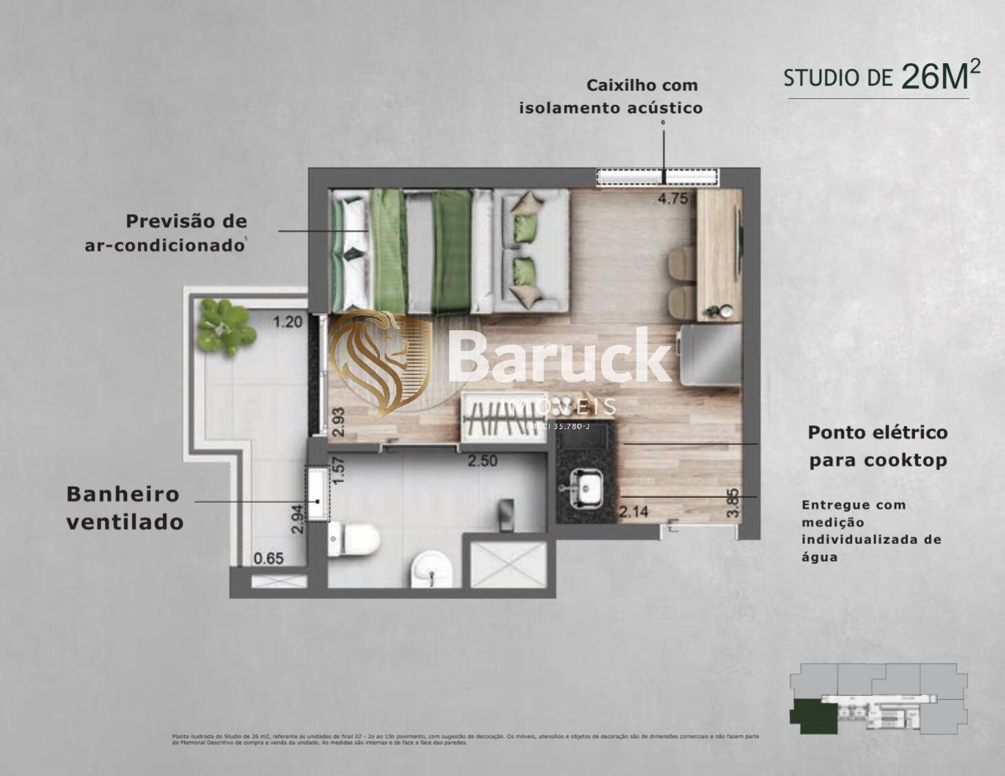 Apartamento, 1 quarto - Foto 8