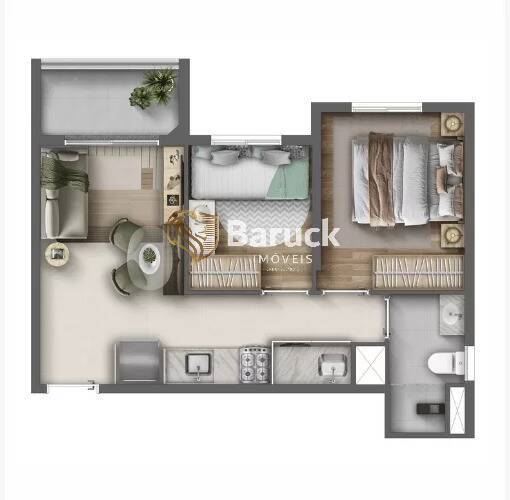 Apartamento, 1 quarto - Foto 17