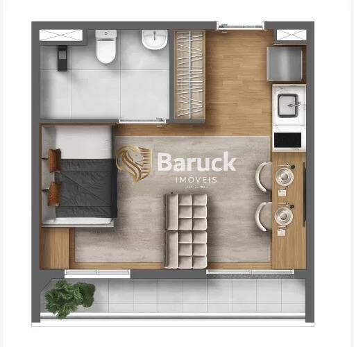 Apartamento, 1 quarto - Foto 15